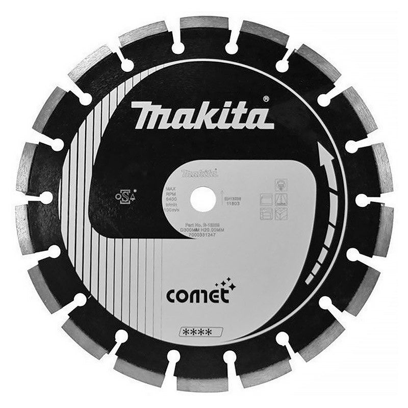 Disque diamant Comet MAKITA B-13269 300 mm pour asphalte