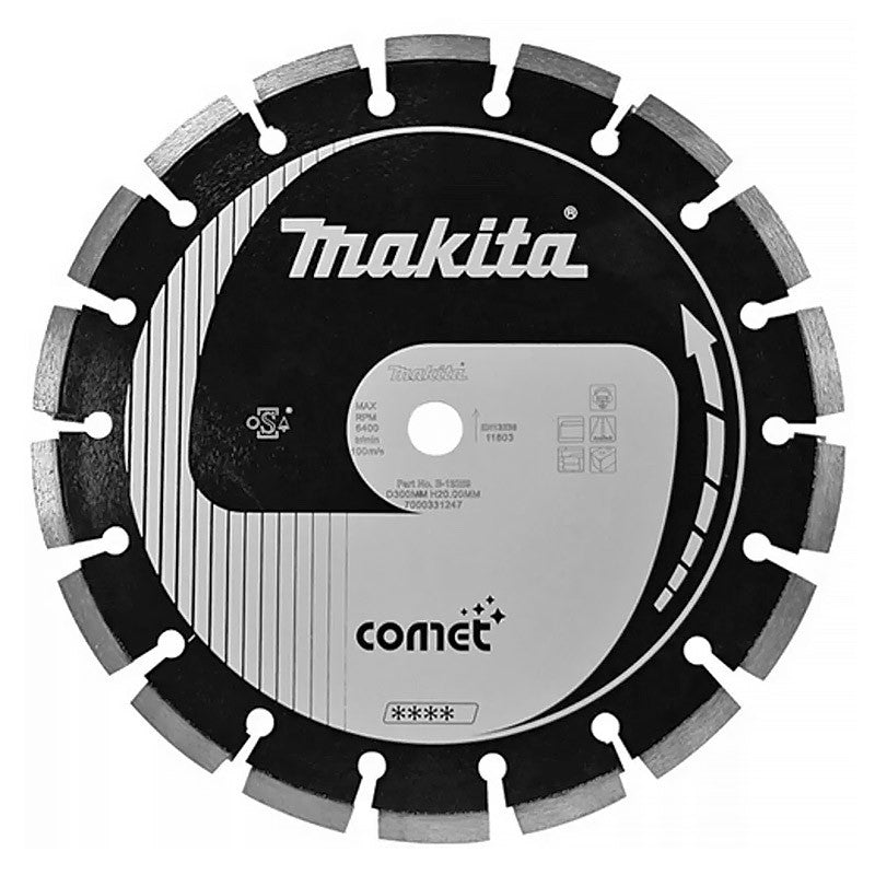 Disque diamant Comet MAKITA B-13275 350 mm pour asphalte