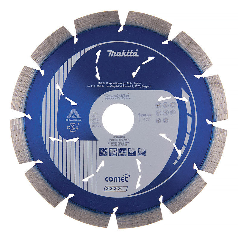 Disque diamant Comet MAKITA B-27187 150 mm