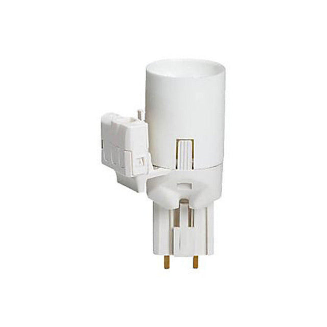 Fiche électrique Mâle DCL 2 pôles + terre - Blanc Fiche électrique Mâle DCL 2 pôles + terre - Blanc