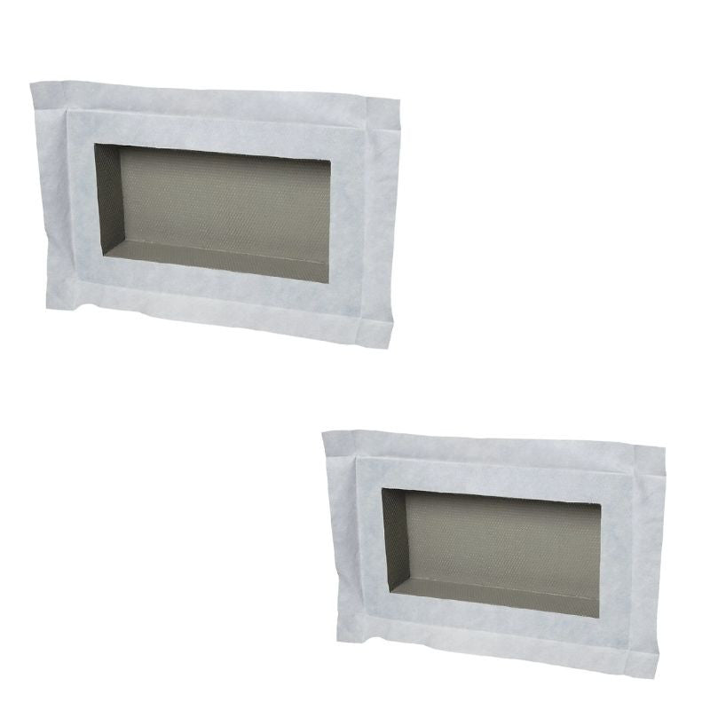 Duo de niches à carreler étanche MARMOX DUONICHE40/20 - Format intérieur 40x20cm - Profondeur 9cm