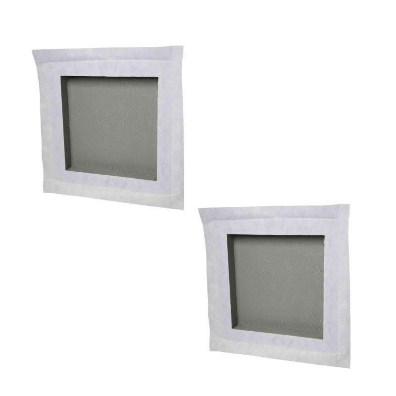 Duo de niches à carreler étanche MARMOX DUONICHE40/40-INT - Format intérieur 40x40cm - Profondeur 6cm