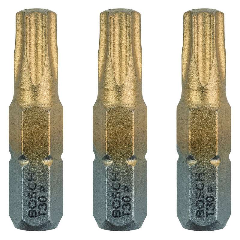 Embouts de vissage BOSCH 2607001696 Max Grip Torx T30 3 pièces