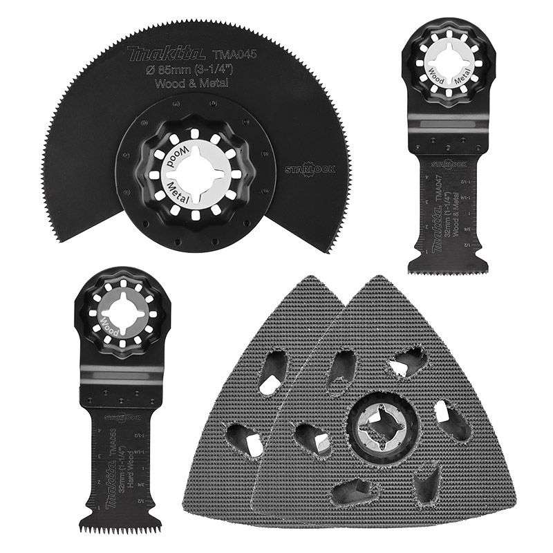 Ensemble 5 accessoires pour bois STARLOCK MAKITA B-67511