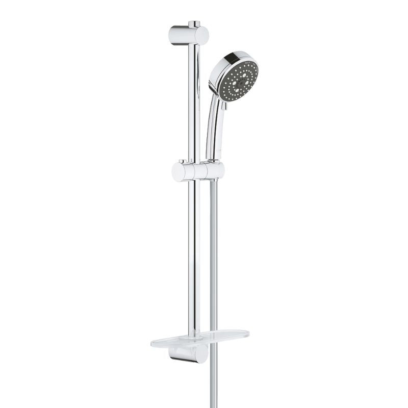 Ensemble VITALIO COMFORT GROHE 26096000 douchette 3 jets + barre 60 cm + flexible 175 cm