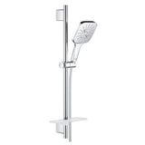 Ensemble VITALIO SMARTACTIVE 130 CUBE GROHE 26584000 douchette 3 jets + barre 60 cm + flexible 175 cm - chrome