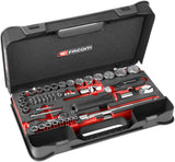 Coffret de serrage et vissage OGV Grip 1/4'' et 1/2'' - FACOM RS.GRPPB