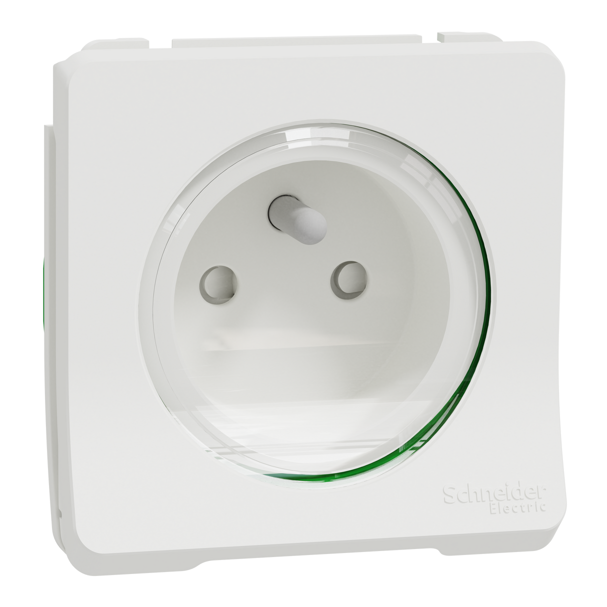 Prise terre étanche composable SCHNEIDER MUR39133 Mureva 1 poste blanc