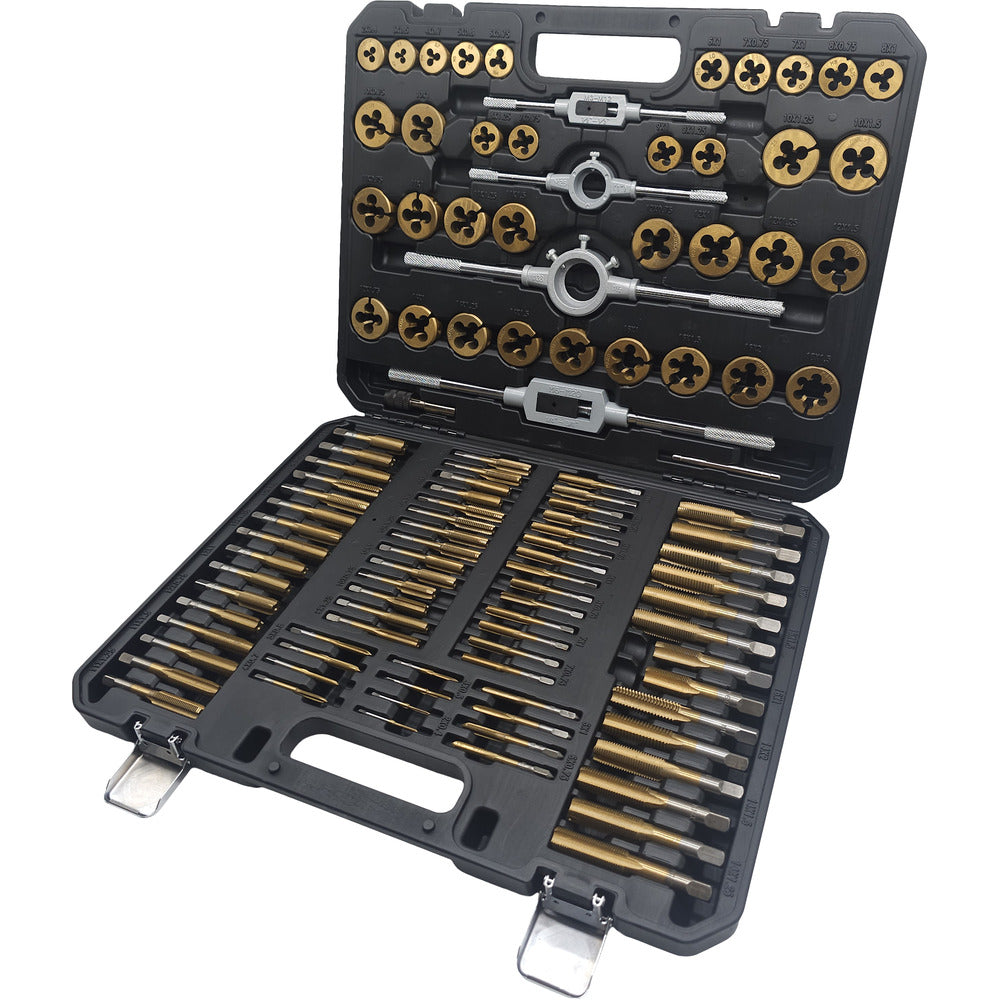 Jeu de tarauds et filières TiN COMPETITION, 110 pcs - KS Tools - 512.5070 COMPETITION