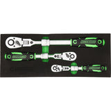Jeu de cliquets télescopiques COMPETITION, 3pcs, 1/4"+3/8"+1/2" - KS Tools - 512.0103 COMPETITION
