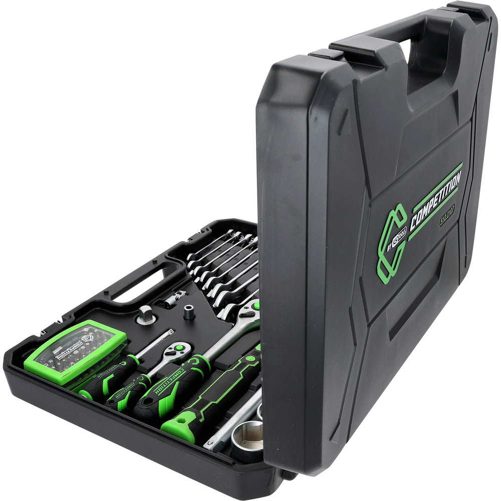 Coffret d'outillage généraliste COMPETITION 1/4"+1/2", 107 pcs - KS Tools - 512.0107 COMPETITION