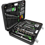 Coffret d'outillage COMPETITION 1/4"+3/8"+1/2", 132 pcs, spécial automobile - 512.0132 COMPETITION