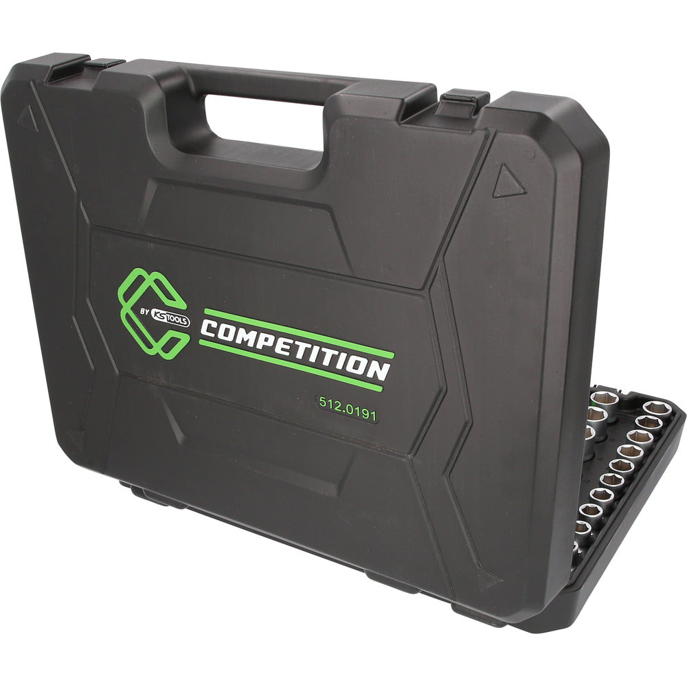 Coffret de douilles COMPETITION 1/4"+3/8"+1/2", 191 pcs - 512.0191 COMPETITION