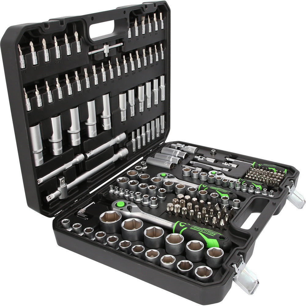 Coffret de douilles COMPETITION 1/4"+3/8"+1/2", 191 pcs - 512.0191 COMPETITION