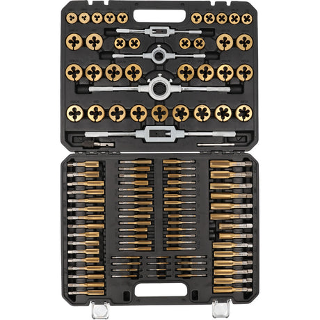 Jeu de tarauds et filières TiN COMPETITION, 110 pcs - KS Tools - 512.5070 COMPETITION