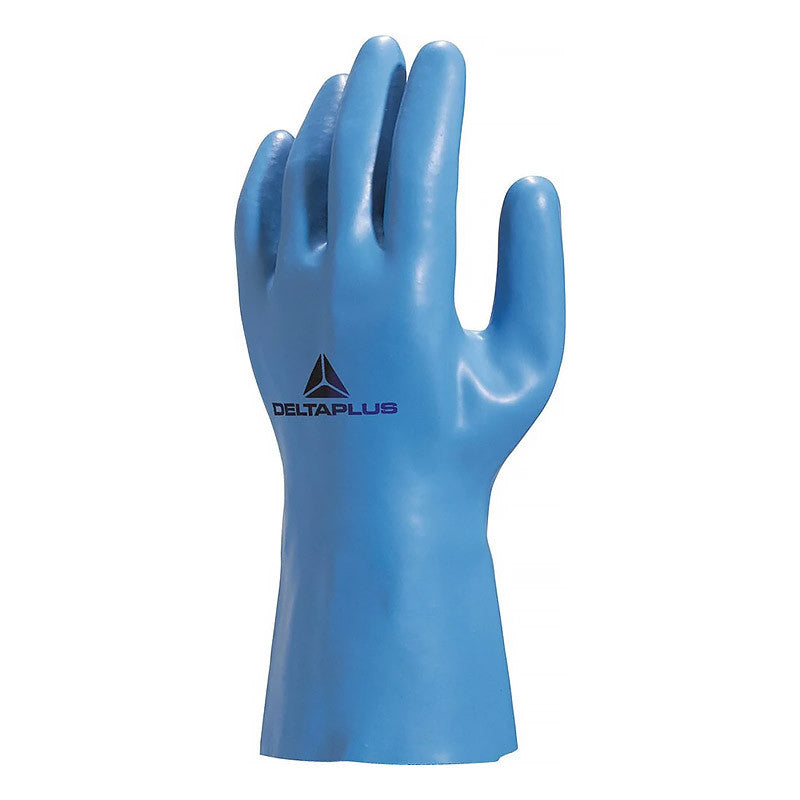 Gants latex produits chimiques DELTA PLUS VE920 bleu