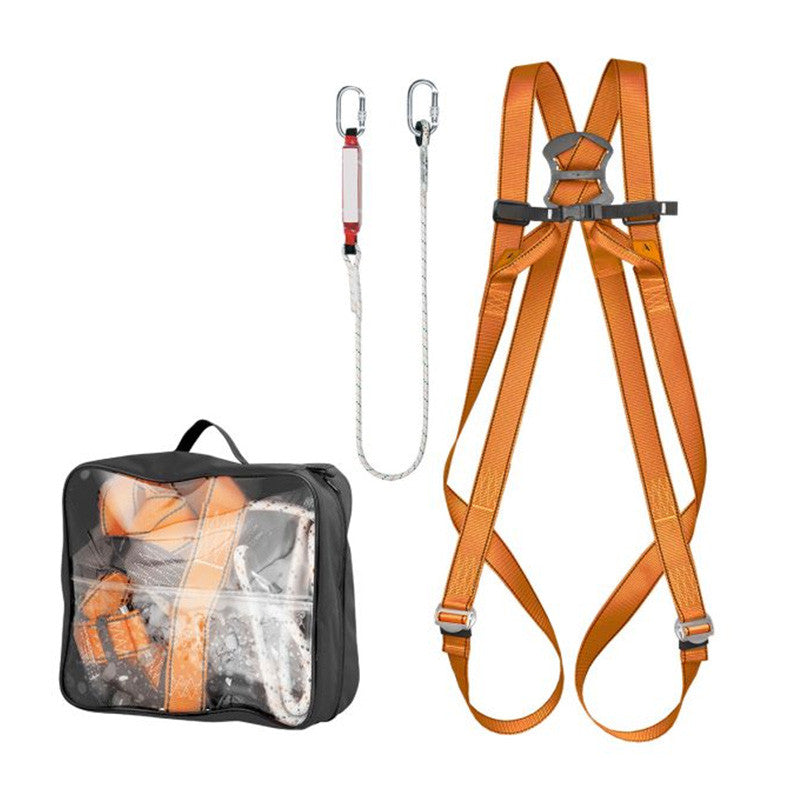 JAOGAUS Harnais de sécurité anti chute complet avec longes absorbeur, 140 kg, rembourrage respirant, boucles rapides, baudrier elagage, harnais de securite homme pour toiture, travaux en hauteur JAOGAUS Harnais de sécurité anti chute complet avec longes absorbeur, 140 kg, rembourrage respirant, boucles rapides, baudrier elagage, harnais de securite homme pour toiture, travaux en hauteur
