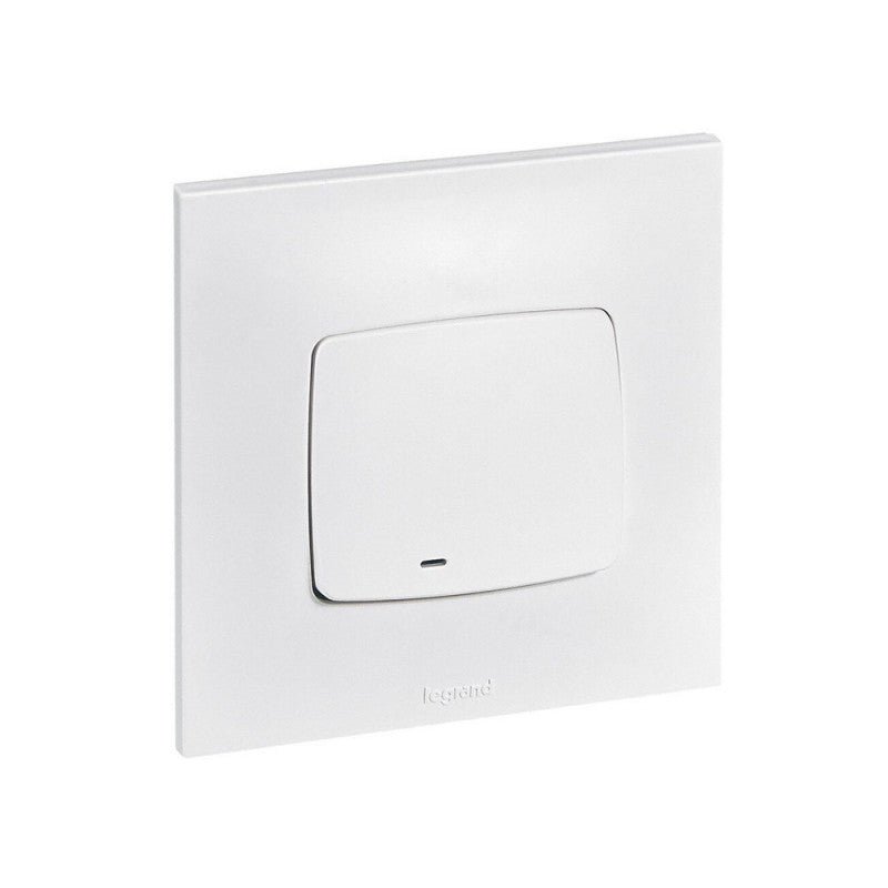Interrupteur va-et-vient à voyant lumineux à assembler, LEXMAN Lumia, blanc | Leroy Merlin Interrupteur va-et-vient à voyant lumineux à assembler, LEXMAN Lumia, blanc | Leroy Merlin