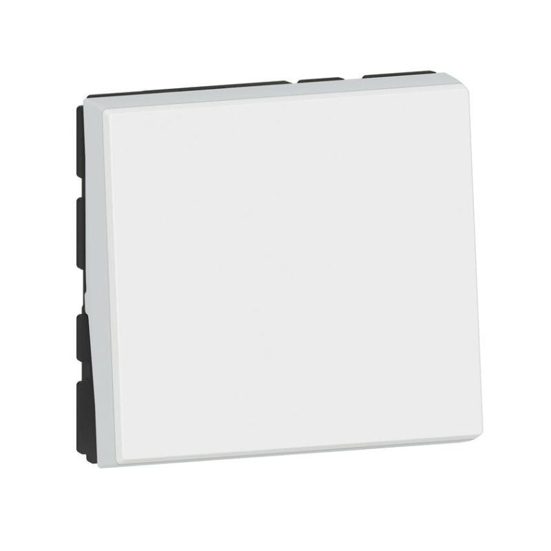 Interrupteur témoin voyant LEGRAND Mosaic Easy-Led 10A 2 modules blanc