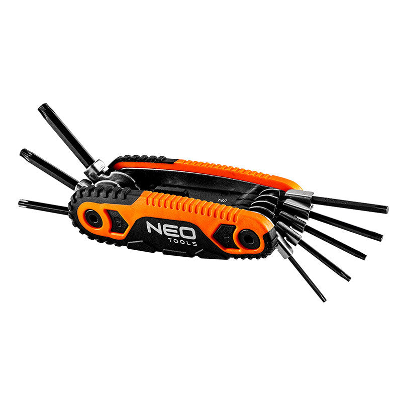 Jeu de 8 clés mâles Torx sur monture NEO TOOLS 09-573