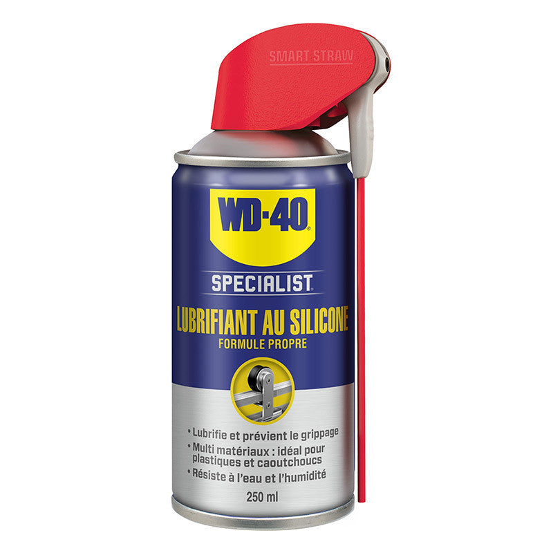 Kit Industrie WD-40 Produit Multifonction Spray Double Position + Nettoyant contacts + Lubrifiant au silicone