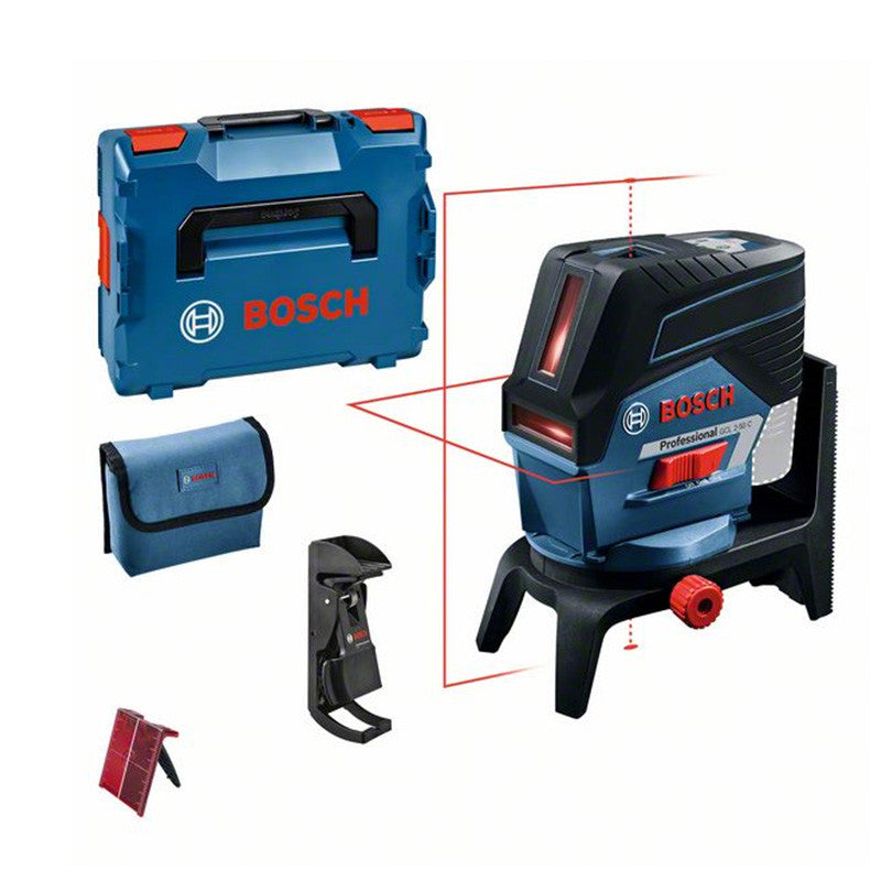 Laser combiné BOSCH 0601066G08 GCL 2-50 C Professional + L-Boxx et support