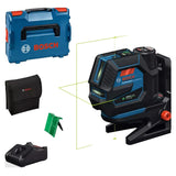 Laser combiné  BOSCH GCL 12V-50-22 CG + Support RM 20 + Batterie GBA 12V 2.0Ah en L-Boxx
