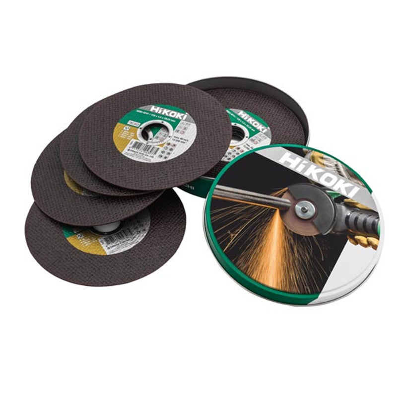 Lot de 10 disques à tronçonner Ø125 x 1mm Proline HIKOKI 782304 - inox & metal