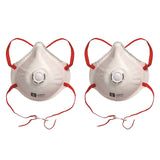 Lot de 2 masques anti-poussières FFP3 GERIN X20500305C avec soupape
