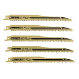 Lot de 5 Lames de scie sabre Super Express MAKITA B-05153 pour bois