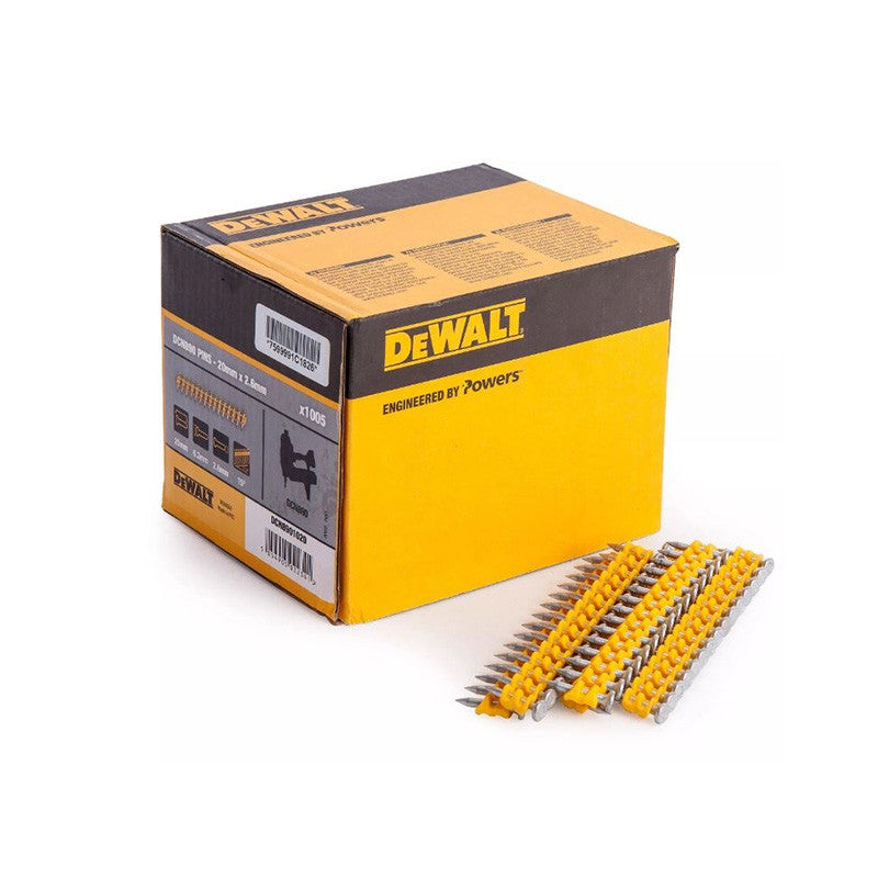 Lot de 6 Boites de 1005 clous DEWALT DCN8901020 pour DCN890P2