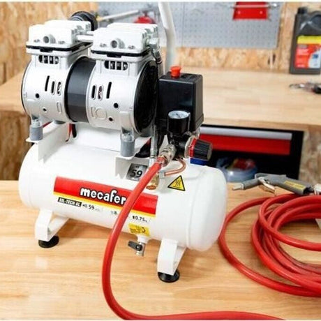 COMPRESSEUR DEBRUITE 6L 0,75HP SILTECH - MECAFER - 425513