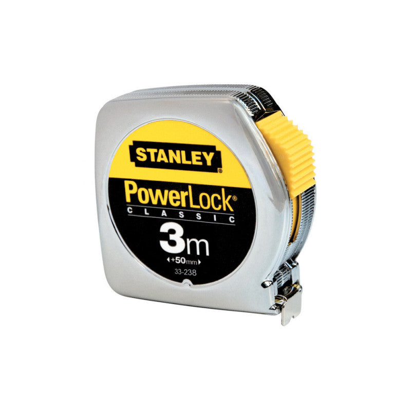 Mètre ruban powerlock classic abs STANLEY 1-33-238 3 m x 12,7 mm