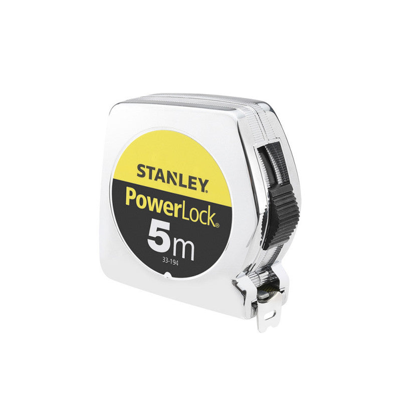 Mètre ruban powerlock classic abs STANLEY 5 m x 19 mm