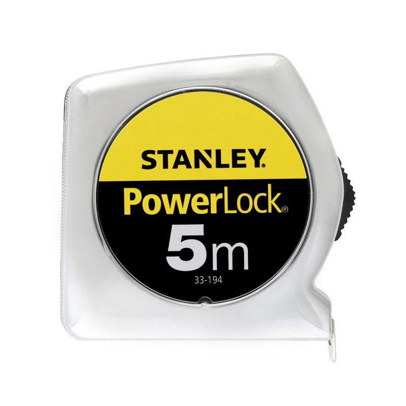 Mètre ruban powerlock classic abs STANLEY 5 m x 19 mm
