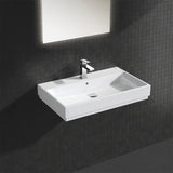 Mitigeur lavabo EUROCUBE GROHE 23445000 - taille M - bec bas - chrome