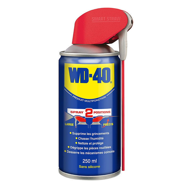 Multifonction spray double position WD-40 250 ml 33489