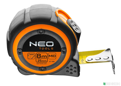 Mètre à Ruban Nylon NEO TOOLS 67-188 8m x 25 mm