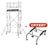Échaudage roulant X Tower - 2,80 m - TUBESCA-COMABI - 22405530 + Kit de chargement pour X-Tower "EMBARQ OFFERT