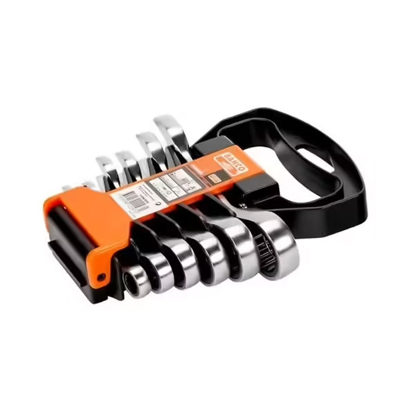 Jeu 6 Clés mixtes a cliquet BAHCO - 10RM/SH6