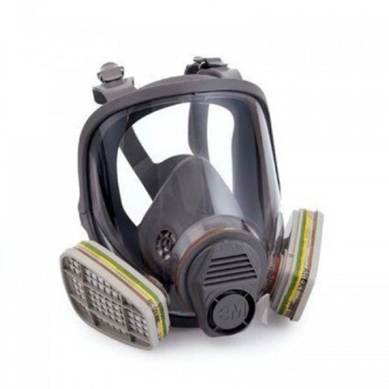 6800 - Masque complet silicone - anti-poussières et anti-gaz - Livré sans filtre  Taille M