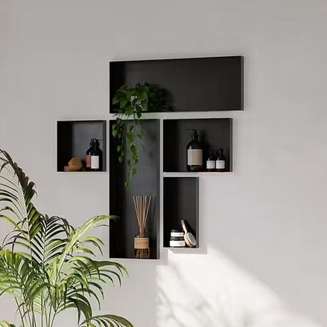 Niche design 80 x 30 cm MARMOX semi-encastrée en acier inox