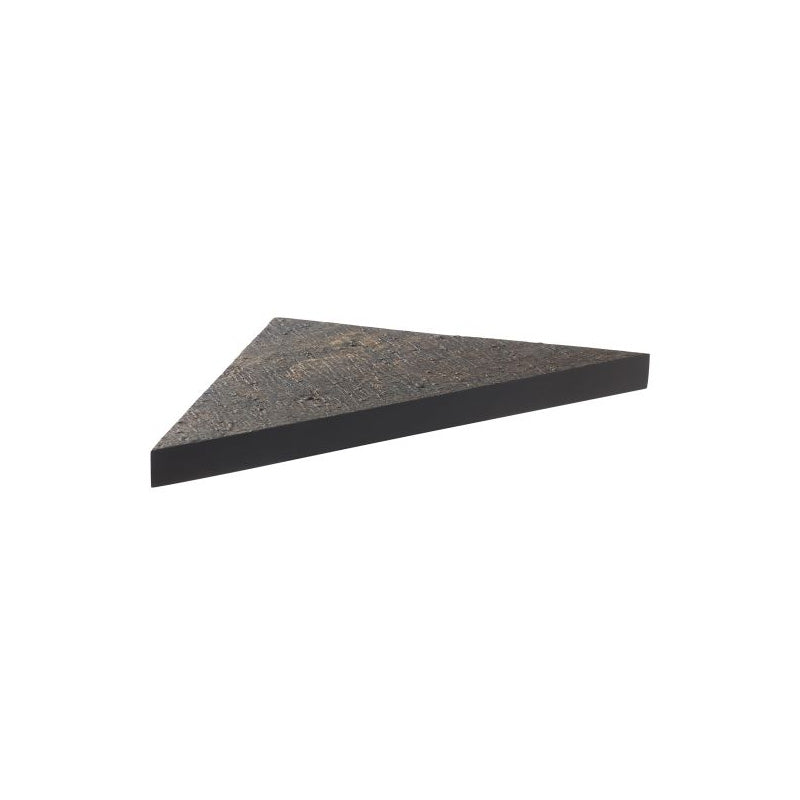 Etagère d'angle en pierre naturelle 26 x 26 cm x 2,5 cm MARMOX