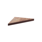 Etagère d'angle en pierre naturelle 26 x 26 cm x 2,5 cm MARMOX