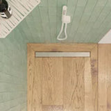 Caniveau de sol à maconner MARMOX acier inox - siphon ultra plat horizontal