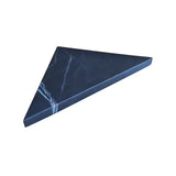 Etagère d'angle en résine imitation marbre 26 x 26 cm x 2,5 cm MARMOX