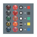 Jeu de tournevis et rack 335/350/367/7 Kraftform Plus Lasertip 7 pièces - WERA - 05320540001