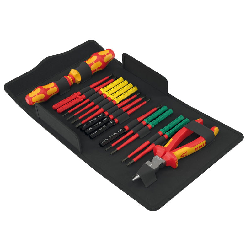 Jeu d'outils isolés  Kraftform Kompakt VDE, 17 pièces - WERA - 05006610001