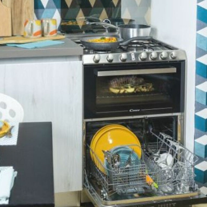 Ensemble cuisine four plaque lave vaisselle 3en1  60cm CANDY TRIO4GWNT