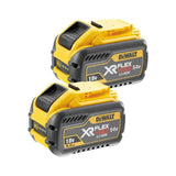 Lot de 2 batteries 9Ah 54V / 3Ah 18V - 2x DCB547 FLEXVOLT DEWALT DCB547X2-XJ